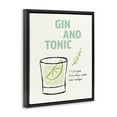 thumbnail image 4 of Stupell Industries Gin & Tonic Recipe Food & Beverage Painting Black Floater Framed Art Print Wall Art, 25 x 31, 4 of 10