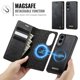 thumbnail image 3 of Funda Billetera Desmontable Magnética 2 en 1 Magsafe para Samsung Galaxy S25 Edge con Tarjetero para Mujer y Hombre,Cuero PU Retro 【Bloqueo RFID】 Funda con soporte a prueba de golpes, 3 of 9