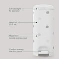 thumbnail image 5 of Diaper Genie Select Pail, Polkadot, Stainless Steel,1 Diaper Pail,1 Square Refill, 165 Count, Infant, 5 of 14