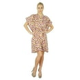 thumbnail image 2 of Bimba Women Floral Printed Cotton Kaftan Dress Short Tunic Beach Caftan, 2 of 5