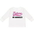 thumbnail image 3 of Inktastic Future HR Manager Boys Long Sleeve Toddler T-Shirt, 3 of 5