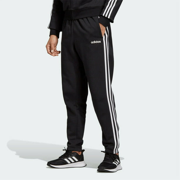 paling speler dinsdag Adidas Essentials 3-Stripes Tapered Pants Black/White DQ3093 - Walmart.com