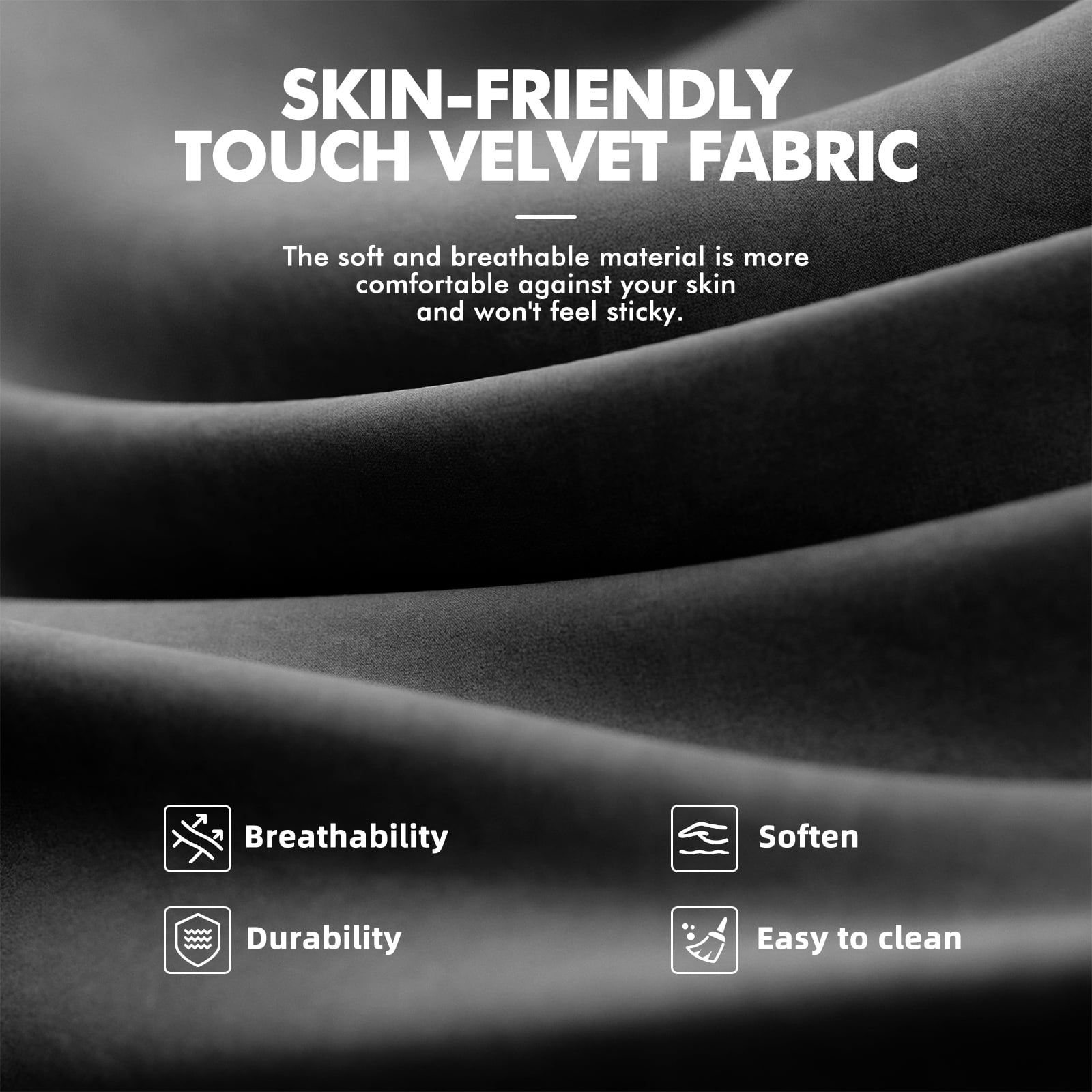 SOONTRANS Black Gaming Chair for Adult, Velvet Fabric Ergonomic Comfortable Video Gamer Chair with Footrest, Reclining Office Computer Desk Game Chairs with Massage Lumbar Cushion, Headrest