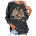 thumbnail image 2 of Pntutb moda mujer imprimir manga larga cómoda transpirable cuello redondo sudadera Pntutb Pntutb-6302, 2 of 5