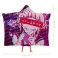 thumbnail image 2 of My Hero Academia Himiko Toga Wearable Blanket Cloak Arctic Velvet Hooded Blanket Soft Fuzzy Hoodie Blanket Cape for Adults Kids 50"x60", 2 of 8
