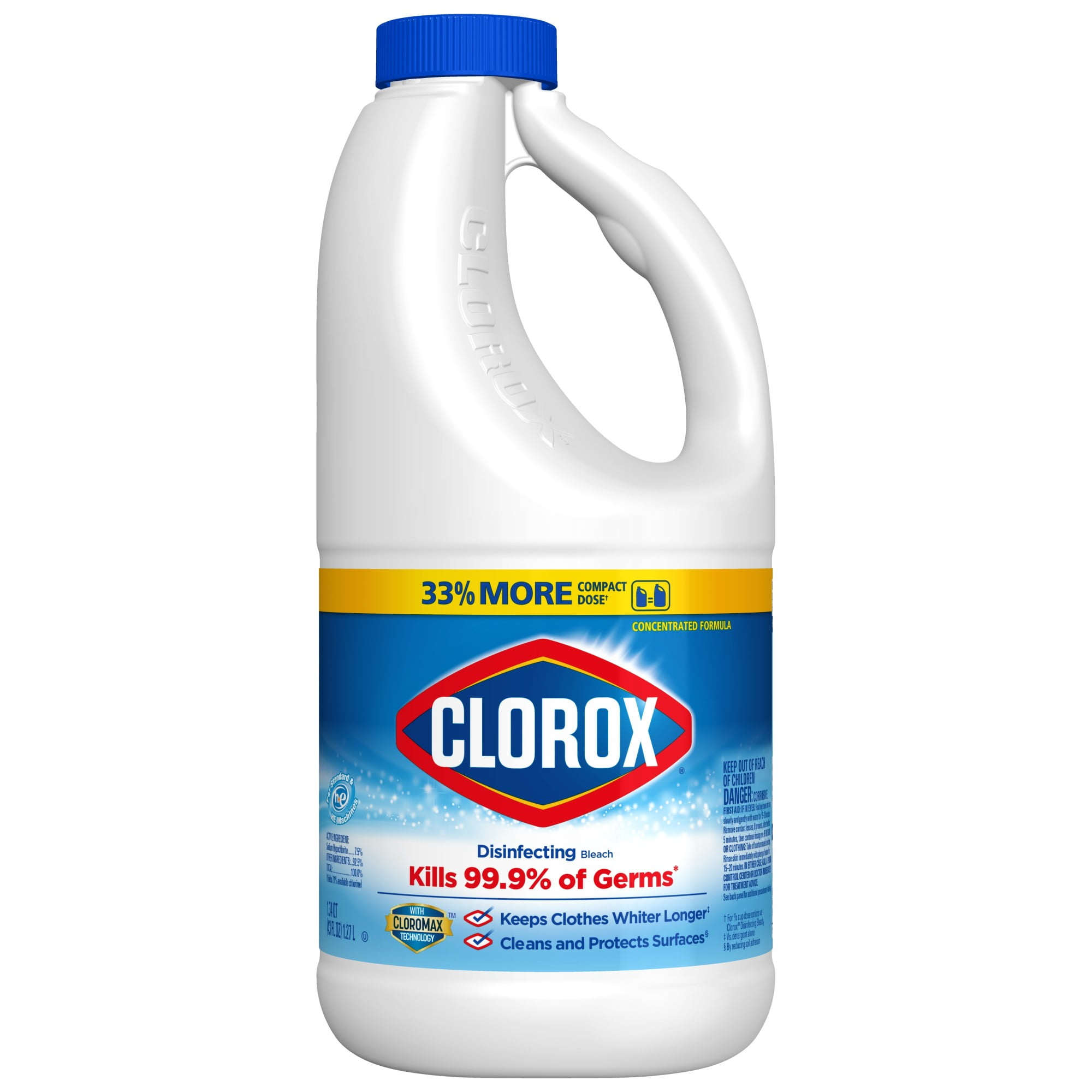 New Clorox Disinfecting Bleach, Regular (Concentrated Formula) 43