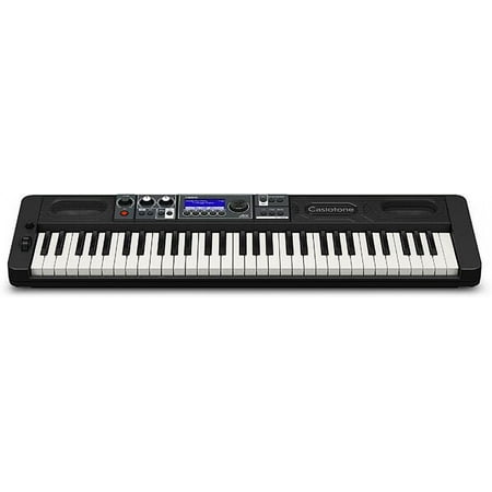 Casio - CT-S500 Portable Keyboard with 61 Keys - Black