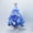 Blue, variant on FUNING 24/18in Tabletop Artificial Mini Green Christmas Pine Tree with Multi-Color LED Lights & Ornaments