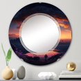 thumbnail image 5 of DESIGN ART Designart 'Sunset Over Bonsai Tree By Lake II' Printed Tree Bonsai Wall Mirror 20in.x30in., 5 of 5