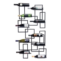 DIY Creative Home Large Bottle Display Metal Wine Rack