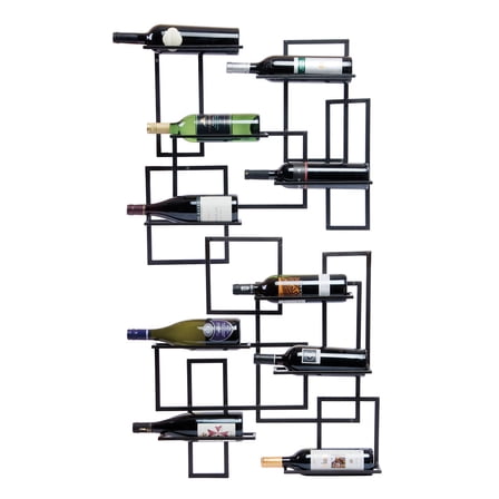 DIY Creative Home Large Bottle Display Metal Wine Rack