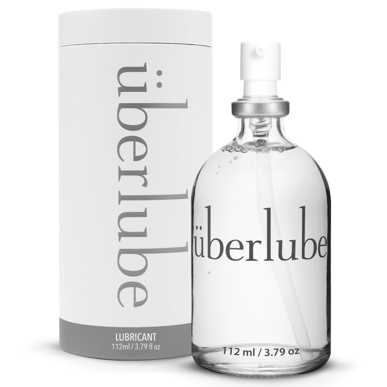 Uberlube Luxury Silicone Lubricant with Vitamin E, Latex-Safe, Unscented,  Zero Residue, Water-Friendly - 112ml - Walmart.com