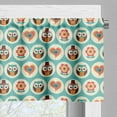 thumbnail image 3 of Ambesonne Owl Window Valance, Clothed Owls Male Female, 54" X 18", Multicolor, 3 of 5
