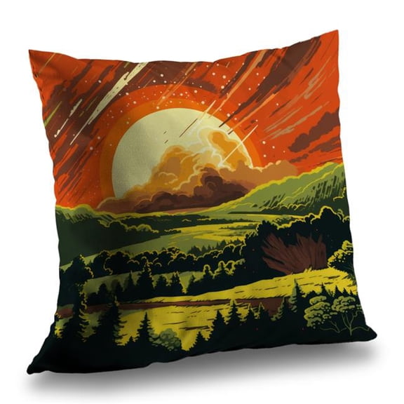 MWW C1PO181821T17H 18 x 18 in. Last Days Orange Outdoor Throw Pillow - Home Decor Accent