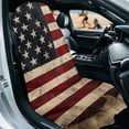 thumbnail image 2 of Uorisanigo Car Seat Cover Protector Easy to Install Sweat-Absorbent Retro American Flag Bucket Towel Seat Covers Universal Fit Most Cars Auto Accessories Protectors Decor, 2 of 7