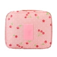 thumbnail image 1 of Bolsa de maquillaje Bolsas de cosméticos portátiles impermeables Cajas con cremallera de gran capacidad Bolsa multifuncional Suministros Almacenamiento y organización del hogar cereza rosa Toystoory HA077423-04, 1 of 6