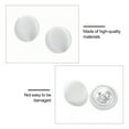 thumbnail image 4 of 15Pcs Tuxedo Buttons Bridal Buttons Cloth Covered Metal Buttons (White), 4 of 8