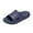 Navy, variant on Cloud Slide Slippers for Men Women Easy To Clean Quick Dry House Slides Non-Slip Outdoor Bath Slippers Solid Color Massage Shower Shoes Black
