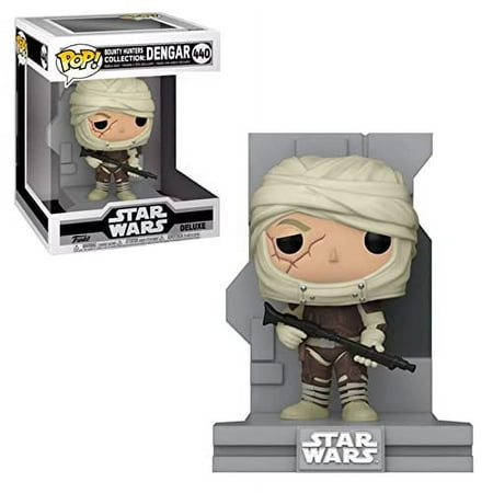 UPC: 0889698561051 | Funko POP! Star Wars Bounty Hunters Collection: Dengar Deluxe Vinyl Bobblehead 3.75-in Vinyl Figure