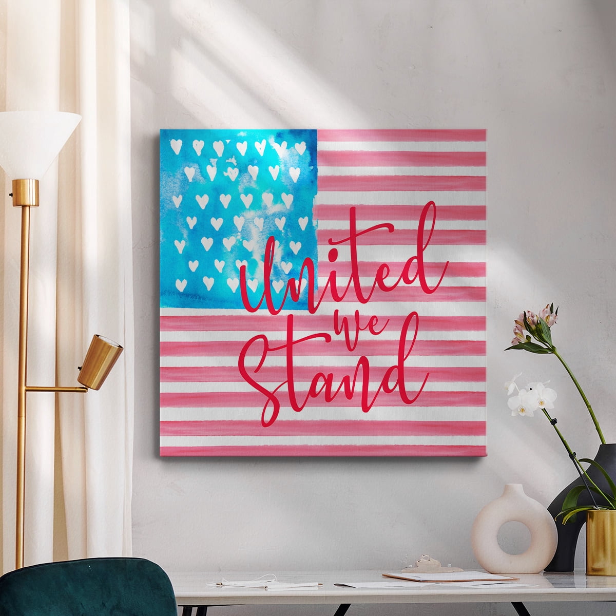 Wexford Home United We Stand II-Premium Gallery Wrapped Canvas, 32" x 32" - Ready to Hang