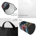 thumbnail image 2 of Balery Bubbles Axolotl Fantasy Cesta de ropa redonda con asas, impermeable, independiente, para ropa, juguetes, dormitorio y familia-Medium, 2 of 6