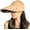Khaki, variant on 2025 Large Wide Brim Sun Hat for Women Goggles UV Protection Beach Visor Cap Sports Golf Hiking
