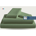 thumbnail image 3 of Sábanas Matrimoniales Lisas We2 Dream 100% Algodón Color Verde Moss 4 Piezas, 3 of 10