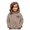 Khaki, variant on Toddler Hoodie for Girls Valentine Sweatshirt Long Sleeve Casual Heart Sweatshirts Crew Neck Sweatshirt Pullover Girl Clothes 3-4 Years