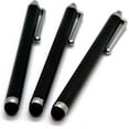 thumbnail image 2 of 3pack Universal Screen Metal Touch Stylus Pen for Android Device Mobile Phone Cell Smart Phone Tablet iPad iPhone (Black 3pcs), 2 of 4