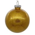 thumbnail image 1 of Vickerman N211530 Boule Transparente Pailletée Or Antique de 6 Po - 4 par Sac, 1 of 3