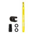 thumbnail image 1 of S SERENABLE Bike Presta Value Extender Values Extension Aluminum Alloy Inner Tyre Tube Kit F/V for Mountain Bikes with Core and Adaptor Rod 1pc Gold 80mm, 1 of 9