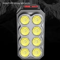 thumbnail image 6 of DEELLEEO Solar Rechargeable Portable Searchlight Household Handheld Emergency Multi-function Flash Light, 6 of 7