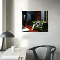 thumbnail image 3 of HENGT Edward Hopper Prints - Lobby Canvas Wall Art - Realistic Romantic Artwork - Famous Painting Reproductions - Suitable for Living Room, Kitchen Bedroom Wall Decor, 3 of 4