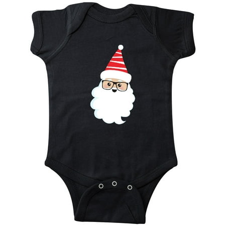

Inktastic Santa Claus Hipster Santa Red Hat Smiling Santa Gift Baby Boy or Baby Girl Bodysuit