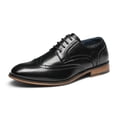 thumbnail image 1 of Zapatos de Vestir para Hombre Bruno Marc Wingtip con Cordones Talla 10.5 Negro, 1 of 6