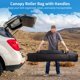 thumbnail image 2 of Bolsa universal con ruedas para toldo, bolsa impermeable para tienda de campaña con 3 asas, bolsa de transporte con toldo de tela Oxford 800D, bolsa de almacenamiento, accesorios para toldo, 9,4 × 9,4, 2 of 5