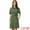 Army Green, variant on Collared Short Sleeve Pocket Belt Button up Shirt Dress L Army Green