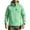 Green, variant on Mens Waterproof Hooded Rain Jackets Lightweight Multi Zipper Pouch Breathable Windbreakers Hiking Camping Sun Protection Outerwear Coats