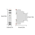 thumbnail image 4 of VONKY ABS Intermediate Relay 35mm Indicator Light Antiflaming Portable Detachable Professional Replacement Office Relays AD110V 1Set, 4 of 6