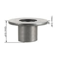 thumbnail image 3 of 30Pcs M10x25x1.6mm Brad Hole Tee Nut Carbon Steel Round Screw-In T-Nut, 3 of 4