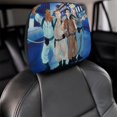 thumbnail image 4 of The Real Ghostbusters Poster Car Headrest Cover 2 Pcs Vehicles Seat Pillow Cover Protector Accessories Decor Auto Front/Rear Seats Head Rest Cover 2 Pcs Universal Fit Most Cars Sedan SUV Van, 4 of 7