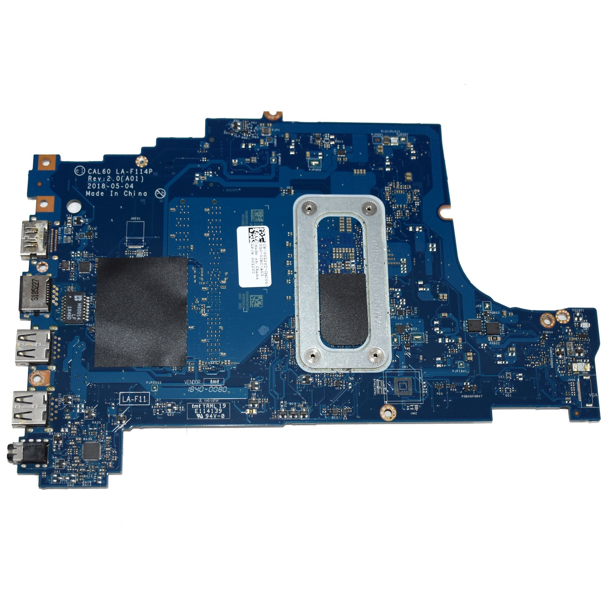 Pre-Owned Dell Inspiron 5570 / 5770 Motherboard with i3-8130U, 2.2GHz, Dual-Core & 32GB DDR4 – 01YV2