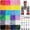 24 Mix Jelly AB colors | 4mm, variant on 33000Pcs Rhinestones for Bedazzling, 3mm Bedazzler Kit with Flatback Rhinestones for Clothes Crafting Crafts Nails Clothing, Flat Back Resin Rainbow Colorful Colored Crystal with B 7000 Glue Clear
