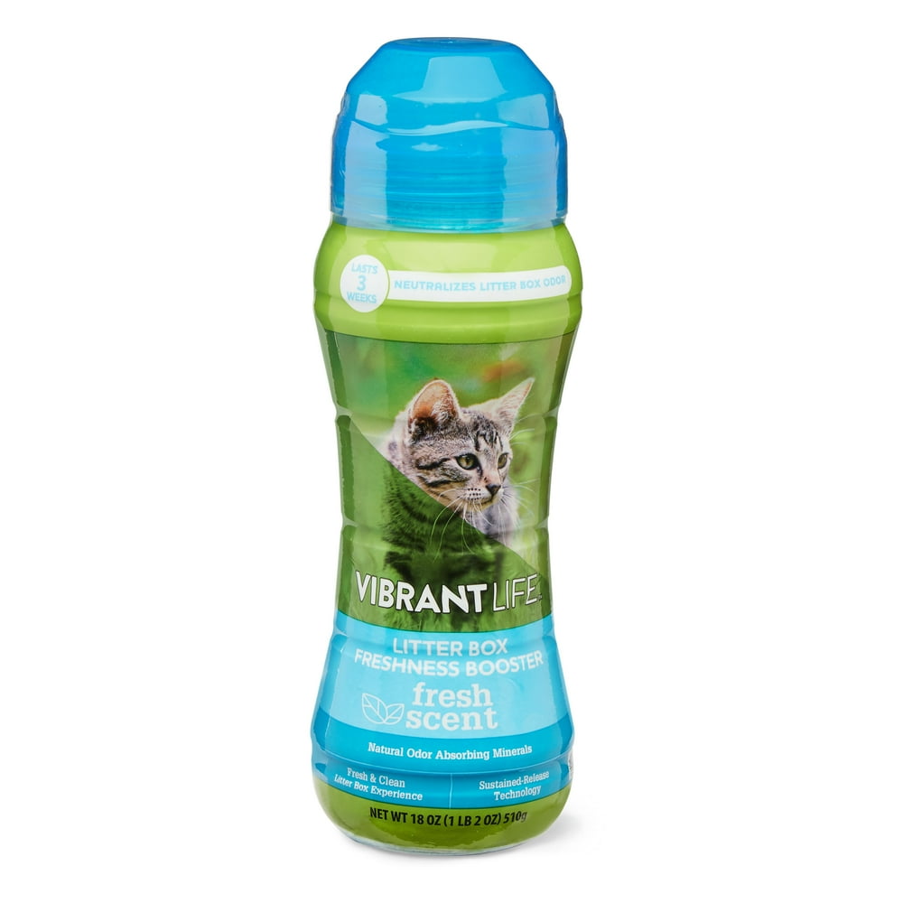 Vibrant Life Litter Box Freshness Booster, Fresh Scent, 18 oz Walmart