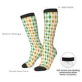 thumbnail image 4 of Xecao St. Patrick's day argyle Print Compression Socks for Both Men And Women for Running, Travel, Flight, Nurse, 4 of 6