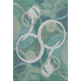 thumbnail image 2 of Addison Rugs Mayfield Premium Machine Washable Transitional Geometric Teal Rectangle Rug, 10' x 14', 2 of 6