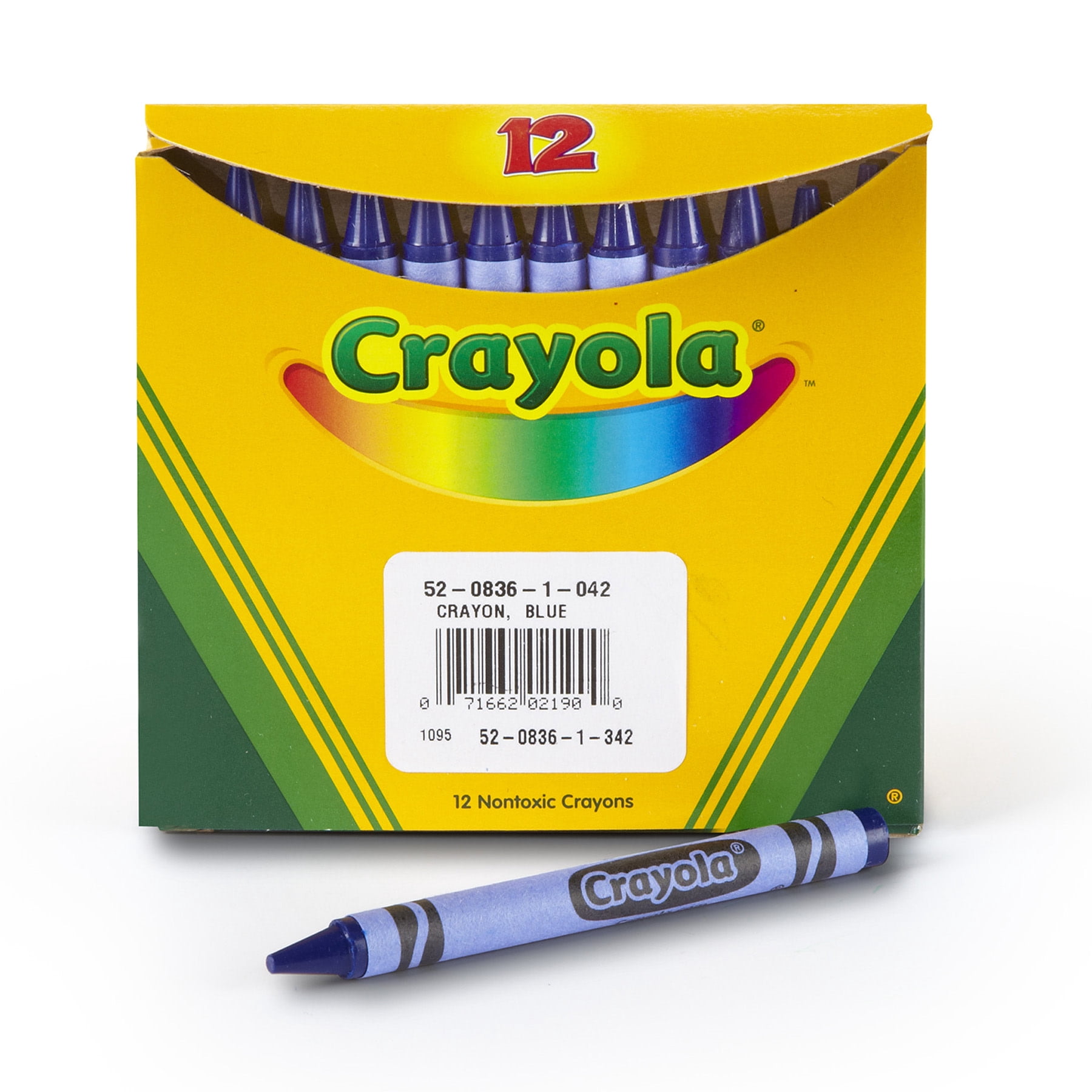 Crayola Bulk Crayons, Blue, Regular Size, 12 Per Box, 12 Boxes