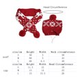 thumbnail image 5 of SPRING PARK 2Pcs/Set Dog Hat & Scarf Set, Dog Knitted Hat Pet Christmas Deer/Snowflake Pattern Winter Warm Caps Cute Accessories Neck Warm Scarf Party Decoration for Pet Cat and Dog fit for Dogs, 5 of 7