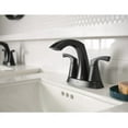 thumbnail image 2 of Moen 84506BL Lindor Two-Handle High Arc Bathroom Faucet Matte Black, 2 of 4