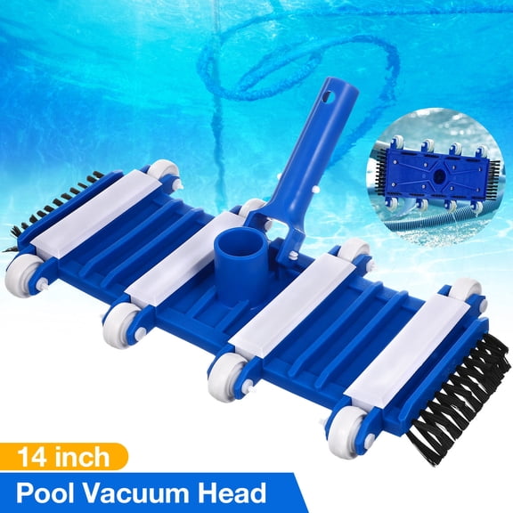 SWETRACE Swimming Pool Vacuum Head Blue 1Pcs 14.93X7.47X1.18in